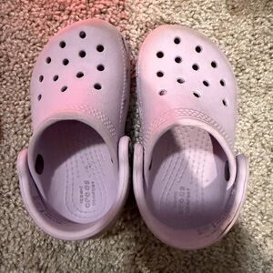 CROCS light purple kids clogs